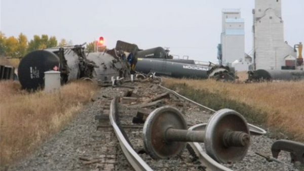 Next riddle: a train is about to derail