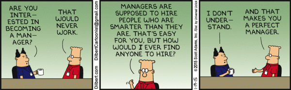 Being a manager would never have worked anyway…