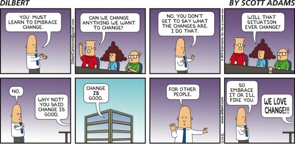 Dilbert on change