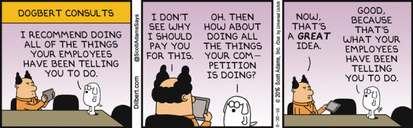 How we work with top management…